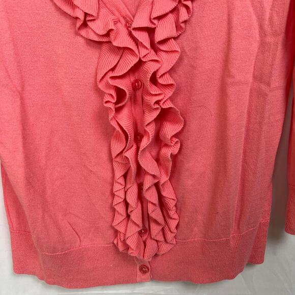 Talbots Bundle Button Down Ruffle Front Cardigan Sweaters S - Picture 5 of 11